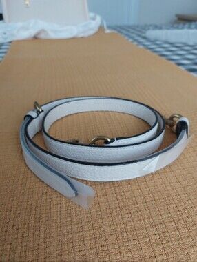 New Coach Leather Bag Crossbody Strap Replacement Chalk Brass Hardware